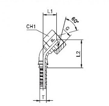 BSP 3/8"-19/45-06 DN10 (С) (O-RING)